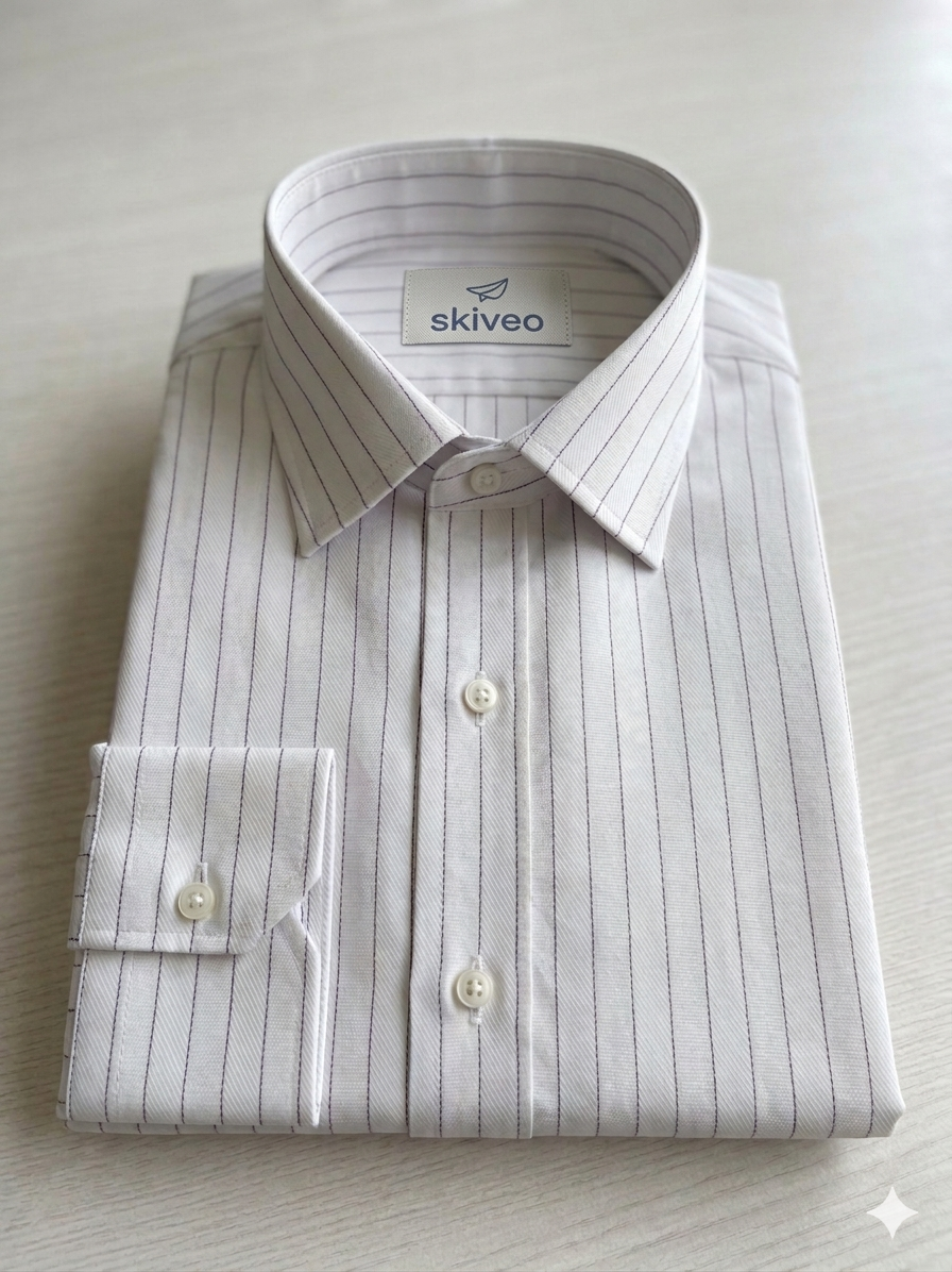 Move - striped cotton shirt