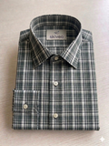 Checkered cotton shirt