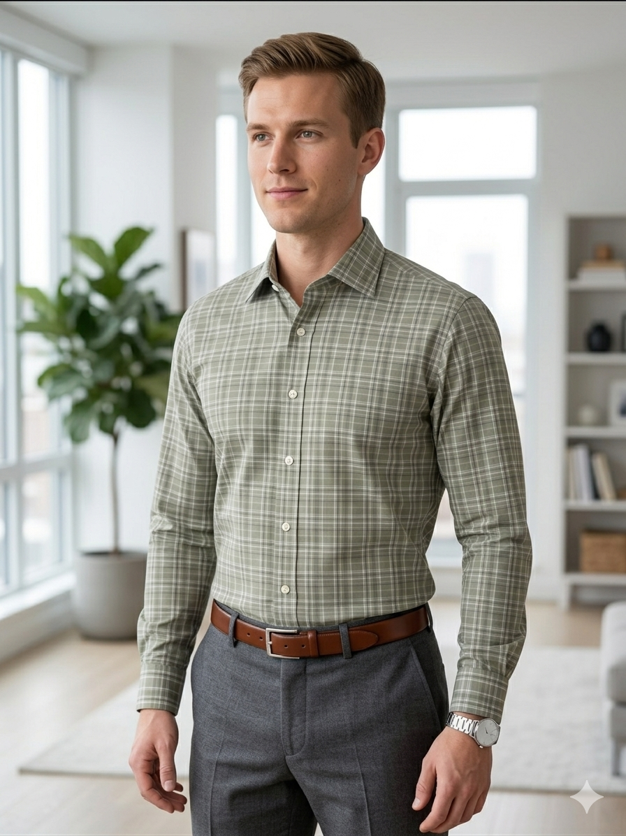 Check cotton shirt