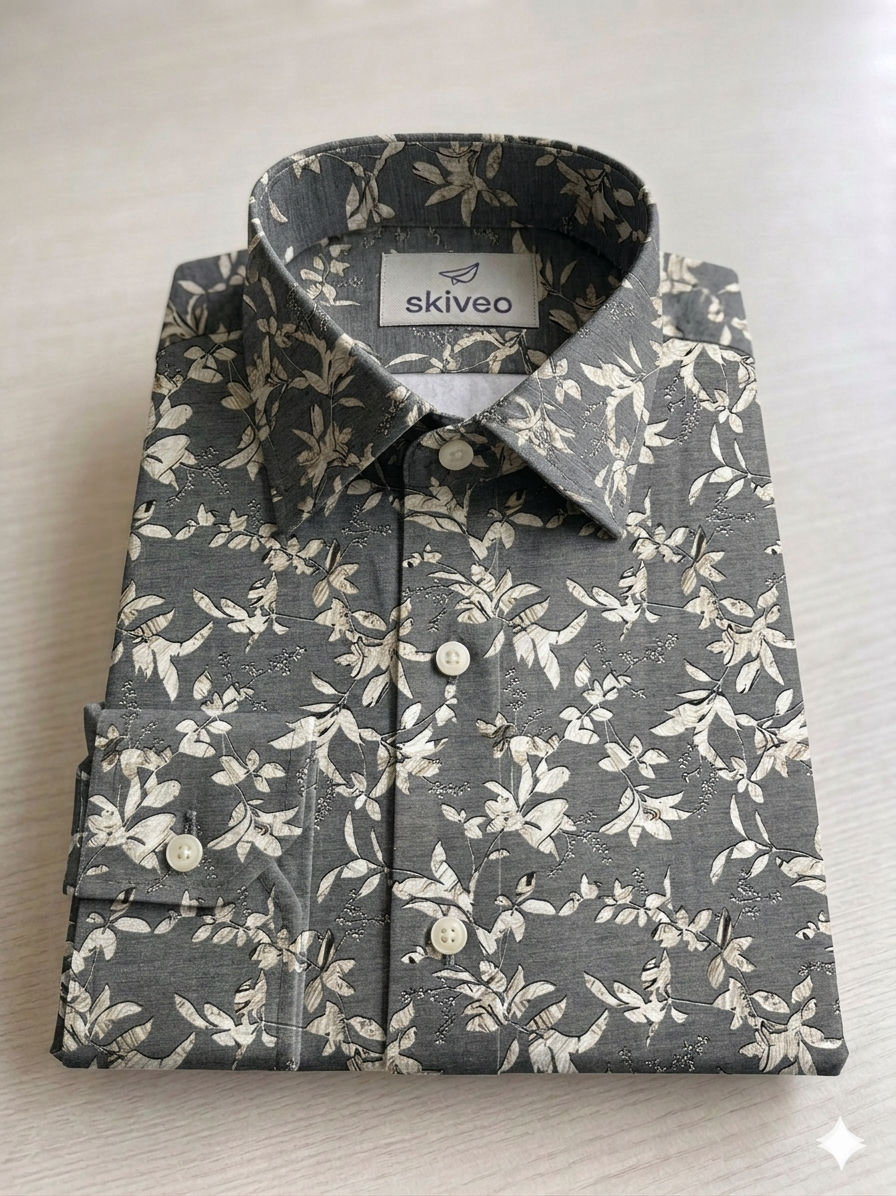 Printed cotton shirting